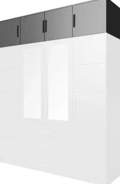 Pozostałe|Akcesoria Do Szaf>Stolar owa nadstawka do szafy 240 cm BILL grafit