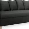 Meble Dla Dzieci|Kanapy I Sofy>Meble Grand Grafitowa trzyosobowa sofa z funkcją spania do salonu GRATO
