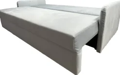 Meble Dla Dzieci|Kanapy I Sofy>Meble Grand Grafitowa trzyosobowa sofa z funkcją spania do salonu GRATO