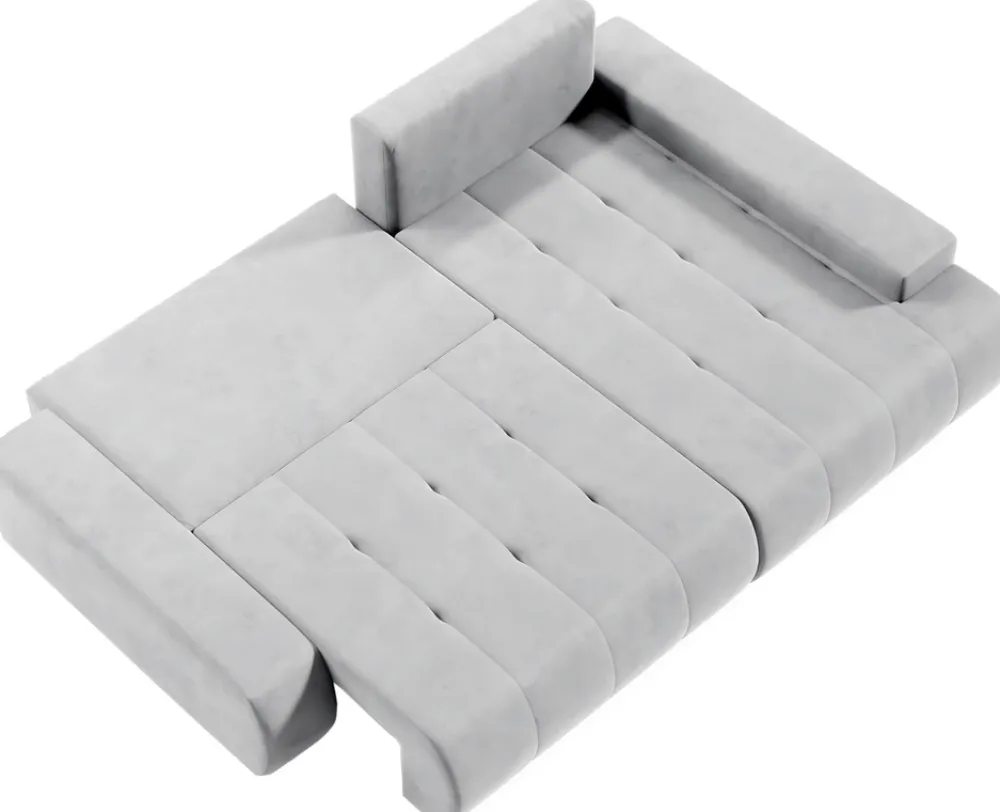 Meble Dla Dzieci|Meble Młodzieżowe>BROMARKT Granatowa kanapa narożna z funkcją spania do salonu VANESSA