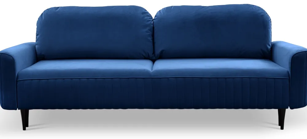 Meble Dla Dzieci|Kanapy I Sofy>LASKI Granatowa kanapa rozkładana do salonu z funkcją spania VELINA