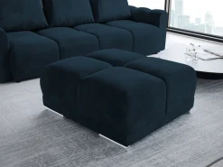 Meble Dla Dzieci|Pufy>BROMARKT Granatowa pufa do siedzenia NUBES monolith