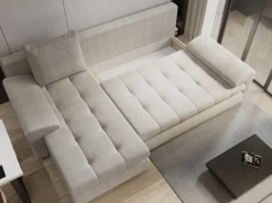 Meble Dla Dzieci|Narożniki>KENIX Granatowa rogówka z funkcją spania i pojemnikiem na pościel TWIST