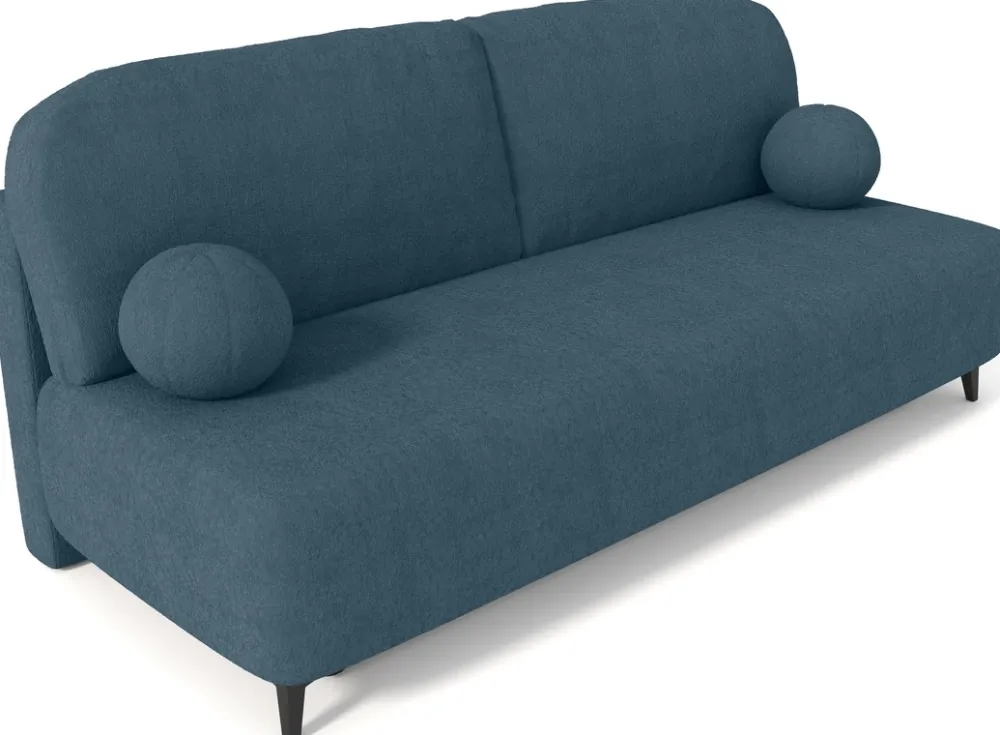 Meble Dla Dzieci|Kanapy I Sofy>Meble Grand Granatowa sofa z funkcją spania do salonu SILVIO
