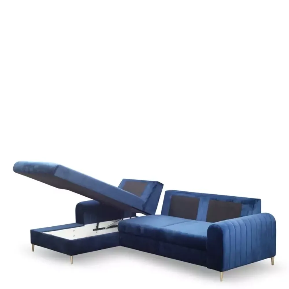 Narożniki>LASKI Granatowy narożnik NANCY