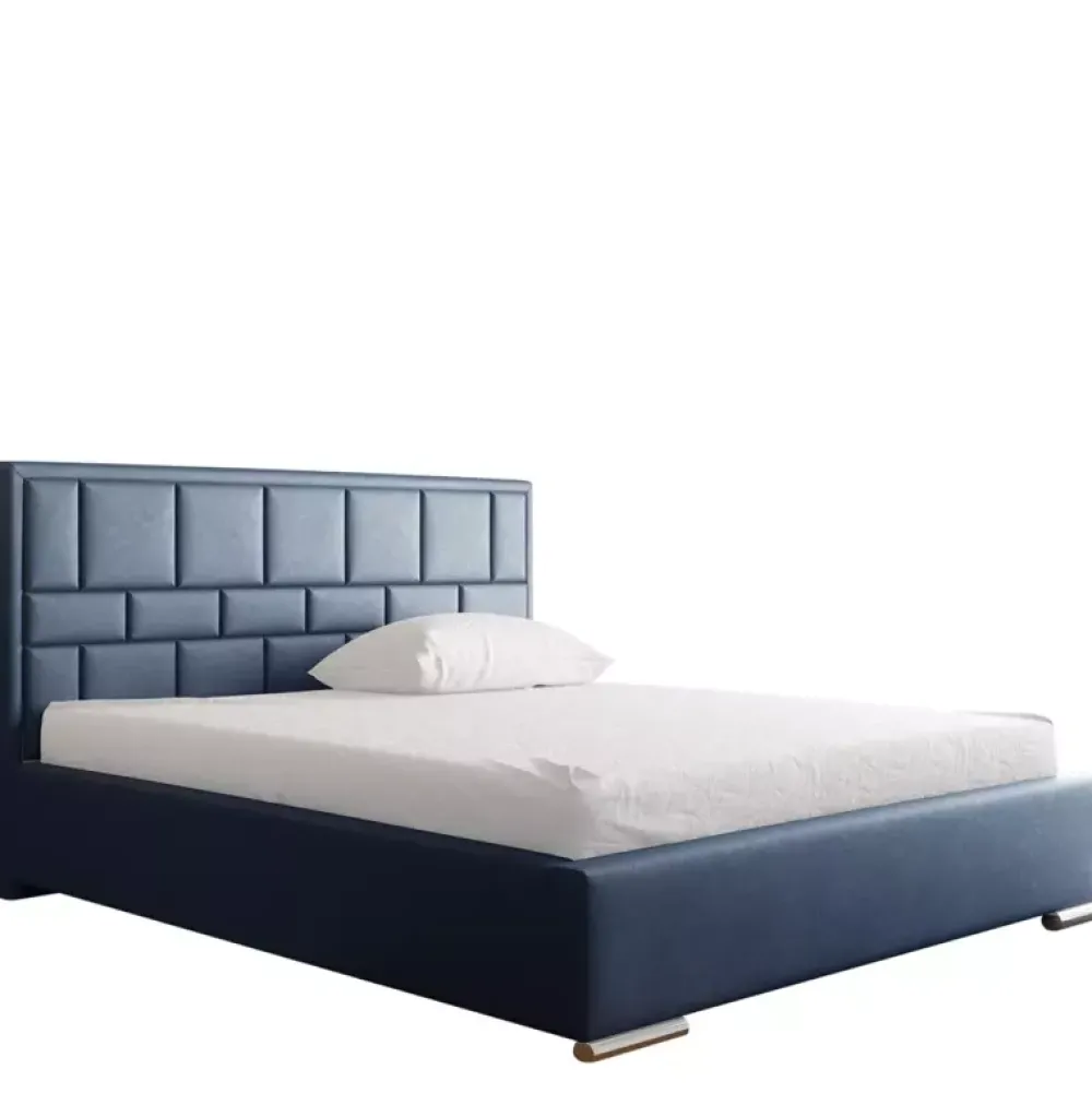 Łóżka Z Pojemnikiem|Łóżka Granatowe>Gruszka Grantowe łóżko tapicerowane 180x200 z pojemnikiem NAIROBI