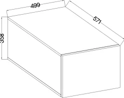 Meble Kuchenne></noscript>Lempert Górna szafka kuchenna uchylna 50 cm MARGARET