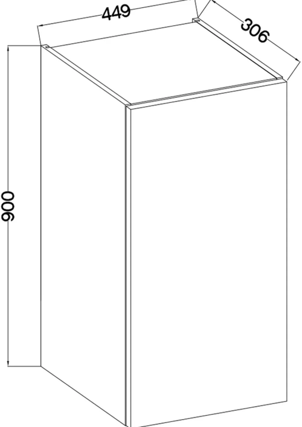 Meble Kuchenne>Lempert Górna szafka wisząca 45 cm LAURA