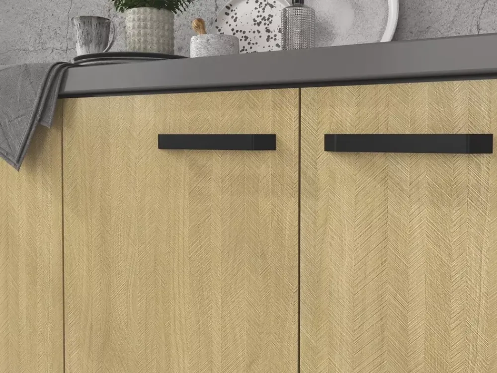 Meble Kuchenne>Lempert Górny regał narożny SUNSHINE antracyt