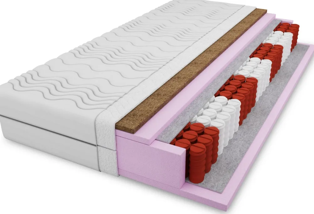 Materace Piankowe|Materace>DAVI MEBLE Hipoalergiczny materac kieszeniowy 200x200 cm PRIMAVERA