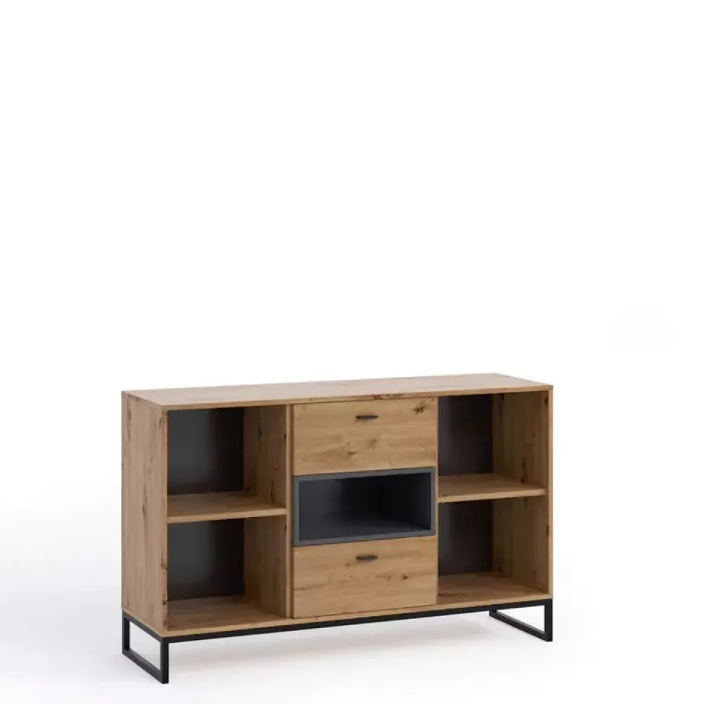 Zestawy Mebli Młodzieżowych|Komody>GiB Meble Industrialna komoda na metalowych nogach OLI