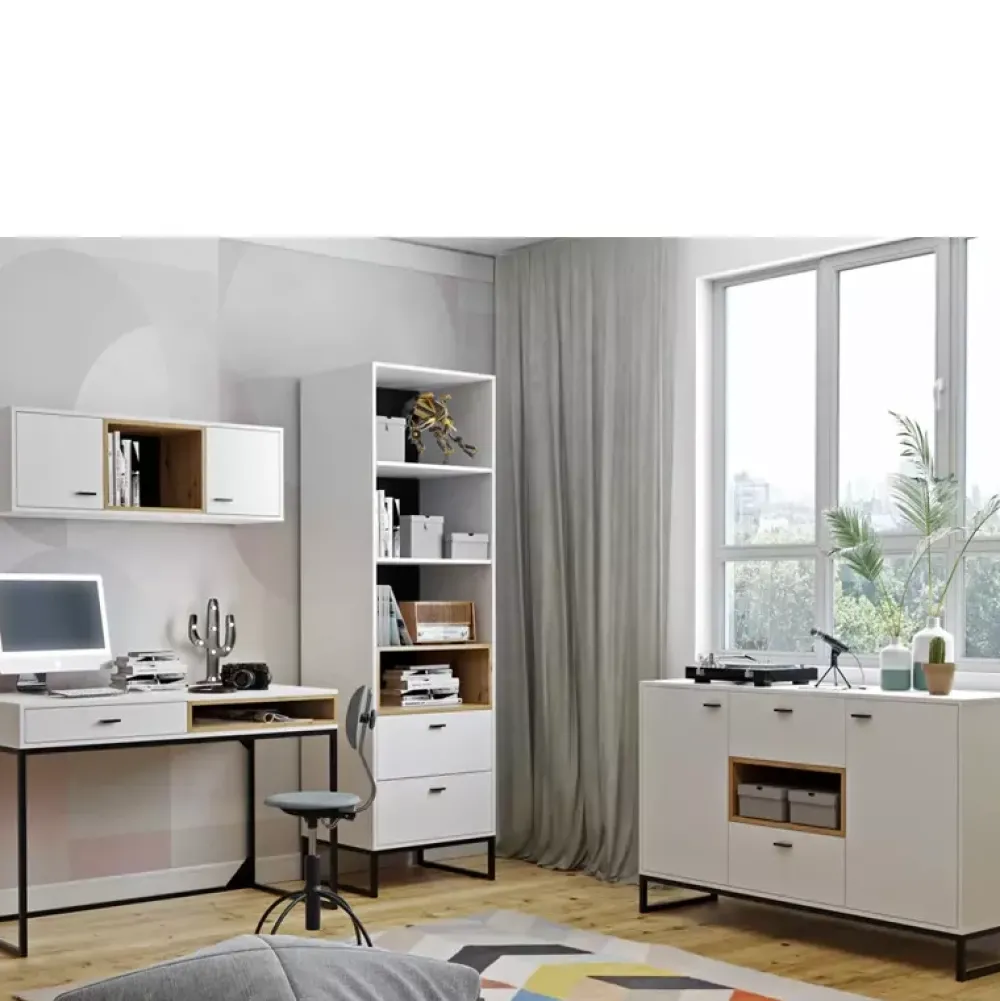 Zestawy Mebli Młodzieżowych|Komody>GiB Meble Industrialna komoda na metalowych nogach OLI