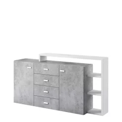 Zestawy Mebli Do Salonu|Komody>Helvetia Industrialna komoda TABU beton Colorado
