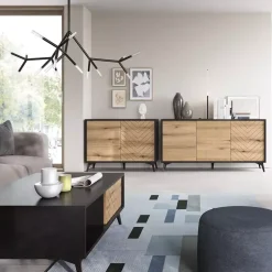 Zestawy Mebli Do Salonu>PIASKI Industrialne meble do salonu ALMAS
