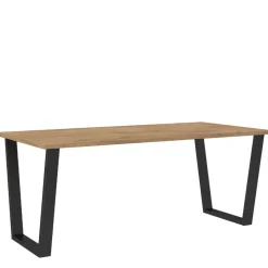 Krzesła|Stoły>Lempert Industrialny stół KARO 185x67 dąb lancelot
