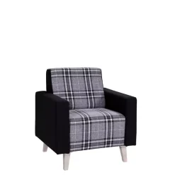 Fotele>GiB Meble Jasny fotel w stylu skandynawskim MERKURY