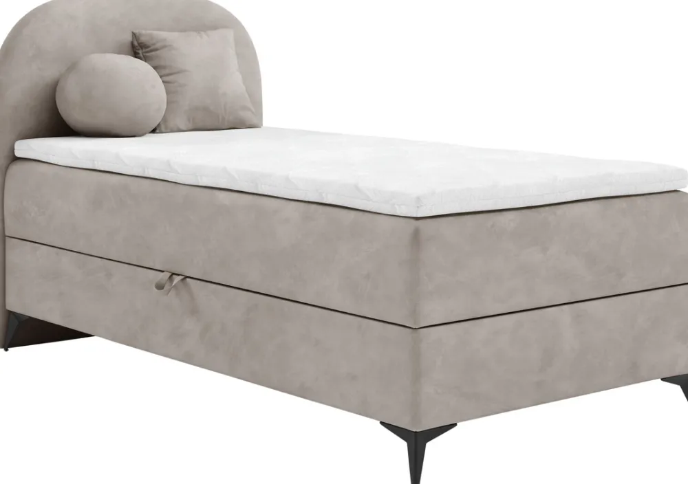 Łóżka Młodzieżowe|Łóżka Ze Stelażem>BROMARKT Jednoosobowe łóżko dziecięce 100x200 cm z pojemnikiem SERENO