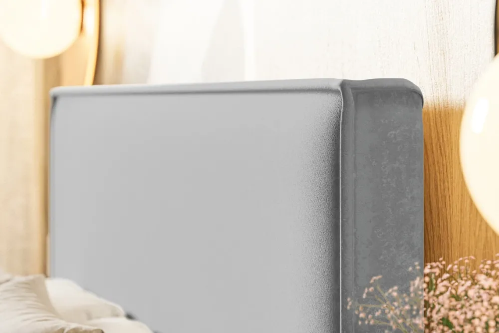 Meble Dla Dzieci|Łóżka Młodzieżowe>Riban Jednoosobowe łóżko tapicerowane 120x200 cm z pojemnikiem PARISIO beżowe