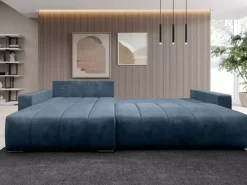 Narożniki>NEXT COLLECTION Kanapa narożna do salonu PANAMA pikowane siedzisko