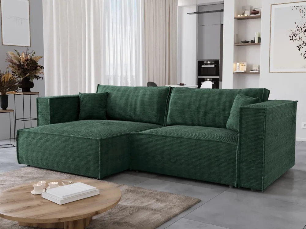 Meble Dla Dzieci|Meble Młodzieżowe>BROMARKT Kanapa narożna do salonu z funkcją spania i pojemnikiem MIZARU