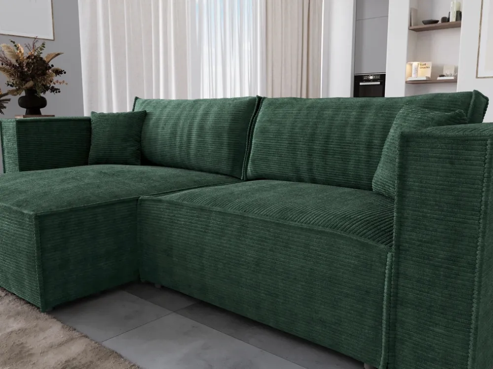 Meble Dla Dzieci|Meble Młodzieżowe>BROMARKT Kanapa narożna do salonu z funkcją spania i pojemnikiem MIZARU