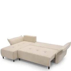 Narożniki>LASKI Kanapa narożna do salonu z regulowanymi podłokietnikami NELLO