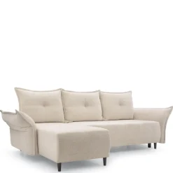 Narożniki></noscript>LASKI Kanapa narożna do salonu z regulowanymi podłokietnikami NELLO