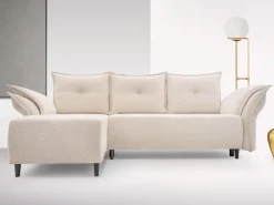 Narożniki></noscript>LASKI Kanapa narożna do salonu z regulowanymi podłokietnikami NELLO