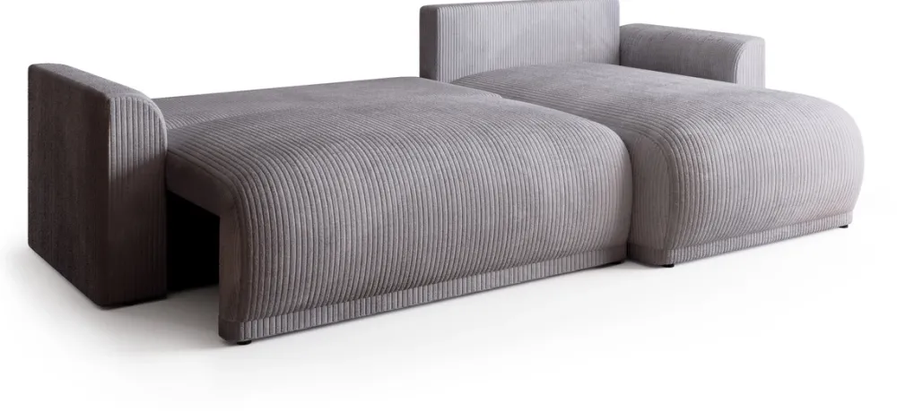 Meble Dla Dzieci|Meble Młodzieżowe>BROMARKT Kanapa narożna z funkcją spania do salonu MORENO szary