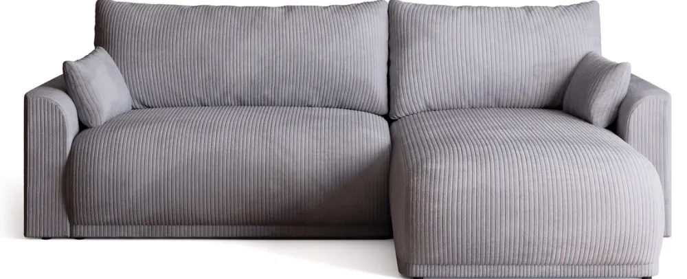 Meble Dla Dzieci|Meble Młodzieżowe>BROMARKT Kanapa narożna z funkcją spania do salonu MORENO szary