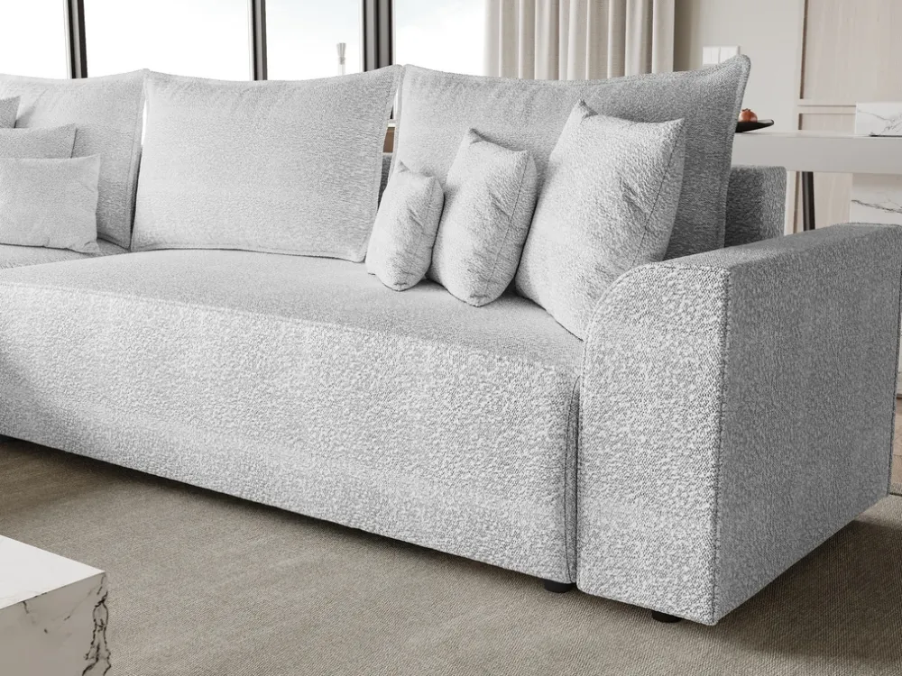 Meble Dla Dzieci|Meble Młodzieżowe>BROMARKT Kanapa narożna z funkcją spania SYDNEY boucle