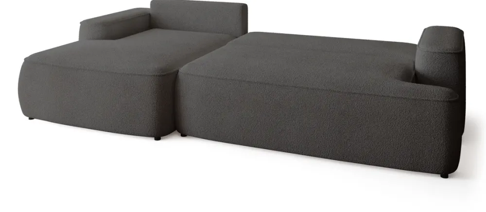 Meble Dla Dzieci|Narożniki>BROMARKT Kanapa narożna z funkcją spania i pojemnikiem CARMELLO boucle