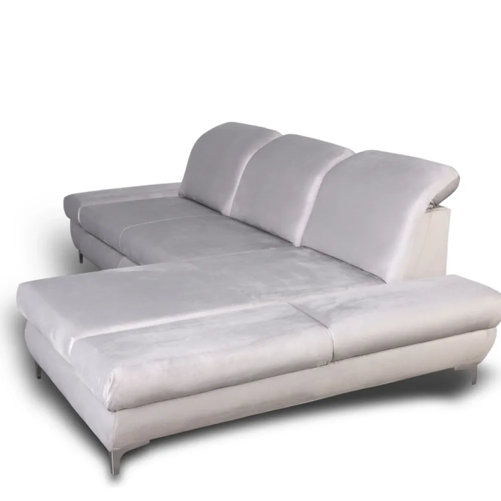 Narożniki>NEXT COLLECTION Kanapa rogowa z funkcją spania SYMPHONY regulowane zagłówki