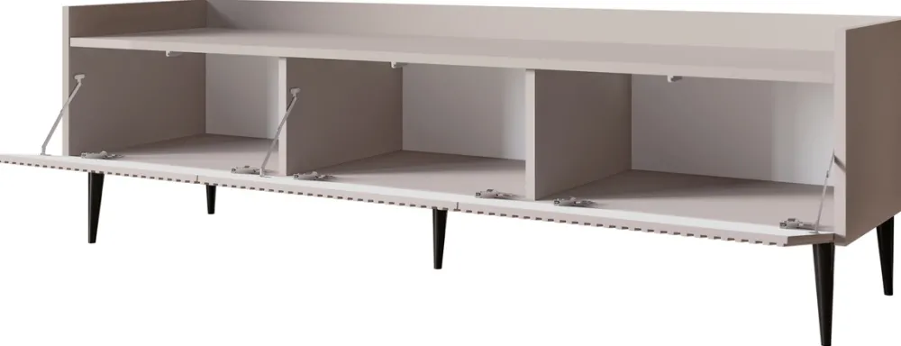 Zestawy Mebli Do Salonu|Meblościanki>JUREK owa meblościanka do salonu z regałem i komodą ASPERO kaszmir