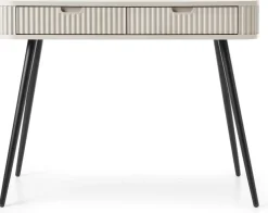 Toaletki I Konsole>PIASKI owa toaletka z szufladami 103 cm ZENIT frezowane fronty kaszmir