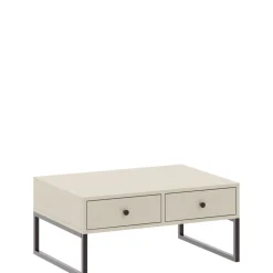 Ławy I Stoliki>INTER MEBLE owy stolik kawowy do salonu LAMORI z szufladkami kaszmir