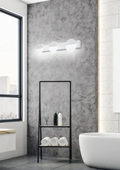 Oświetlenie Łazienki|Kinkiety>Candellux Lighting Kinkiet łazienkowy biały potrójny LED 3W 4000K Sing