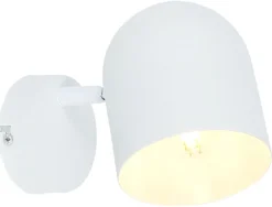 Oświetlenie Przedpokoju|Oświetlenie Jadalni>Candellux Lighting Kinkiet biały lampa ścienna metal Azuro