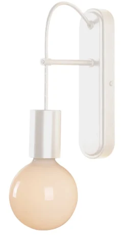 Oświetlenie Sypialni|Oświetlenie Salonu>Candellux Lighting Kinkiet biały matowy lampa ścienna Alto