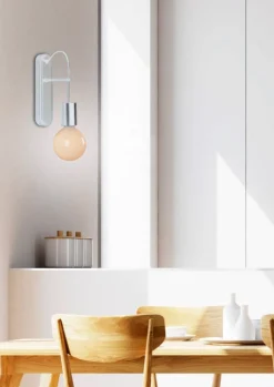 Oświetlenie Sypialni|Oświetlenie Salonu>Candellux Lighting Kinkiet biały matowy lampa ścienna Alto