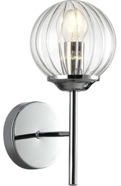 Oświetlenie Przedpokoju|Oświetlenie Jadalni>Candellux Lighting Kinkiet chrom lampa ścienna Best