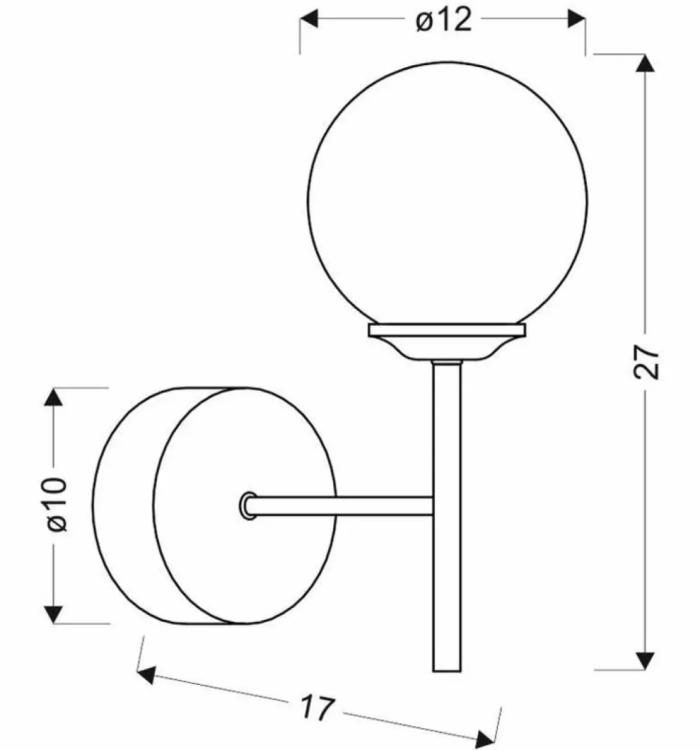 Oświetlenie Przedpokoju|Oświetlenie Jadalni>Candellux Lighting Kinkiet chrom lampa ścienna Best
