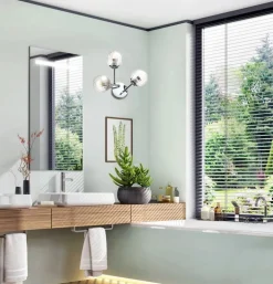 Oświetlenie Przedpokoju|Oświetlenie Jadalni>Candellux Lighting Kinkiet chrom lampa ścienna 3xE14 Best