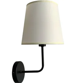 Oświetlenie Przedpokoju|Oświetlenie Jadalni>Candellux Lighting Kinkiet czarno-beżowy matowy Pasteri