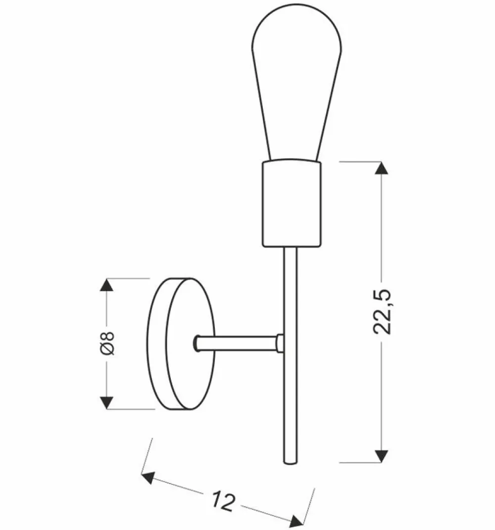 Oświetlenie Jadalni|Oświetlenie Sypialni>Candellux Lighting Kinkiet czarno-złoty lampa ścienna Crespilo