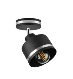 Oświetlenie Przedpokoju|Oświetlenie Jadalni>Candellux Lighting Kinkiet czarny chrom lampa sufitowa Wama