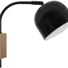 Oświetlenie Przedpokoju|Oświetlenie Sypialni>Candellux Lighting Kinkiet czarny lampa ścienna 40W E27 regulowany Rupi