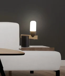 Oświetlenie Przedpokoju|Oświetlenie Jadalni></noscript>Ledea Kinkiet czarny LED 5.4W 20cm Sakai