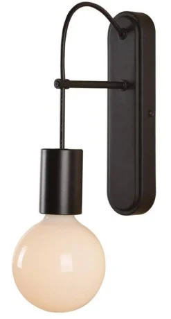 Oświetlenie Sypialni|Oświetlenie Salonu>Candellux Lighting Kinkiet czarny matowy metal oprawka Alto