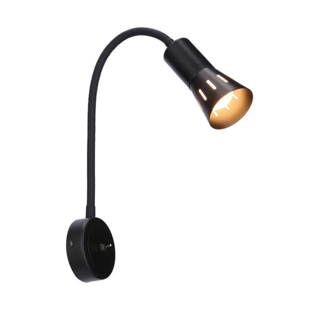 Oświetlenie Pokoju Dziecięcego|Oświetlenie Przedpokoju>Candellux Lighting Kinkiet czarny na wysięgniku regulowany Arnea